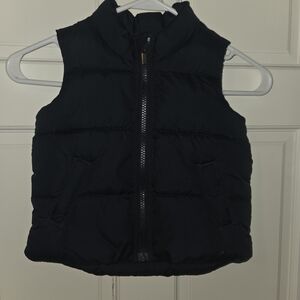 Old Navy Black Quilted Vest